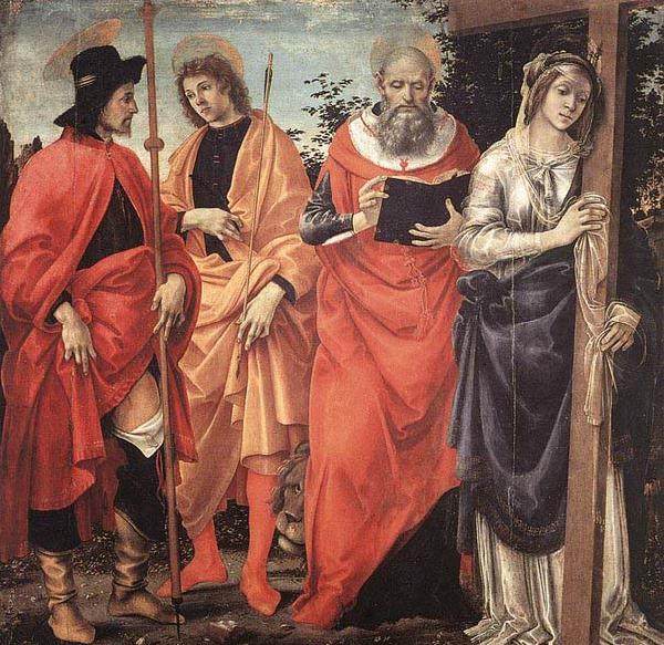 Fra Filippo Lippi Four Saints Altarpiece